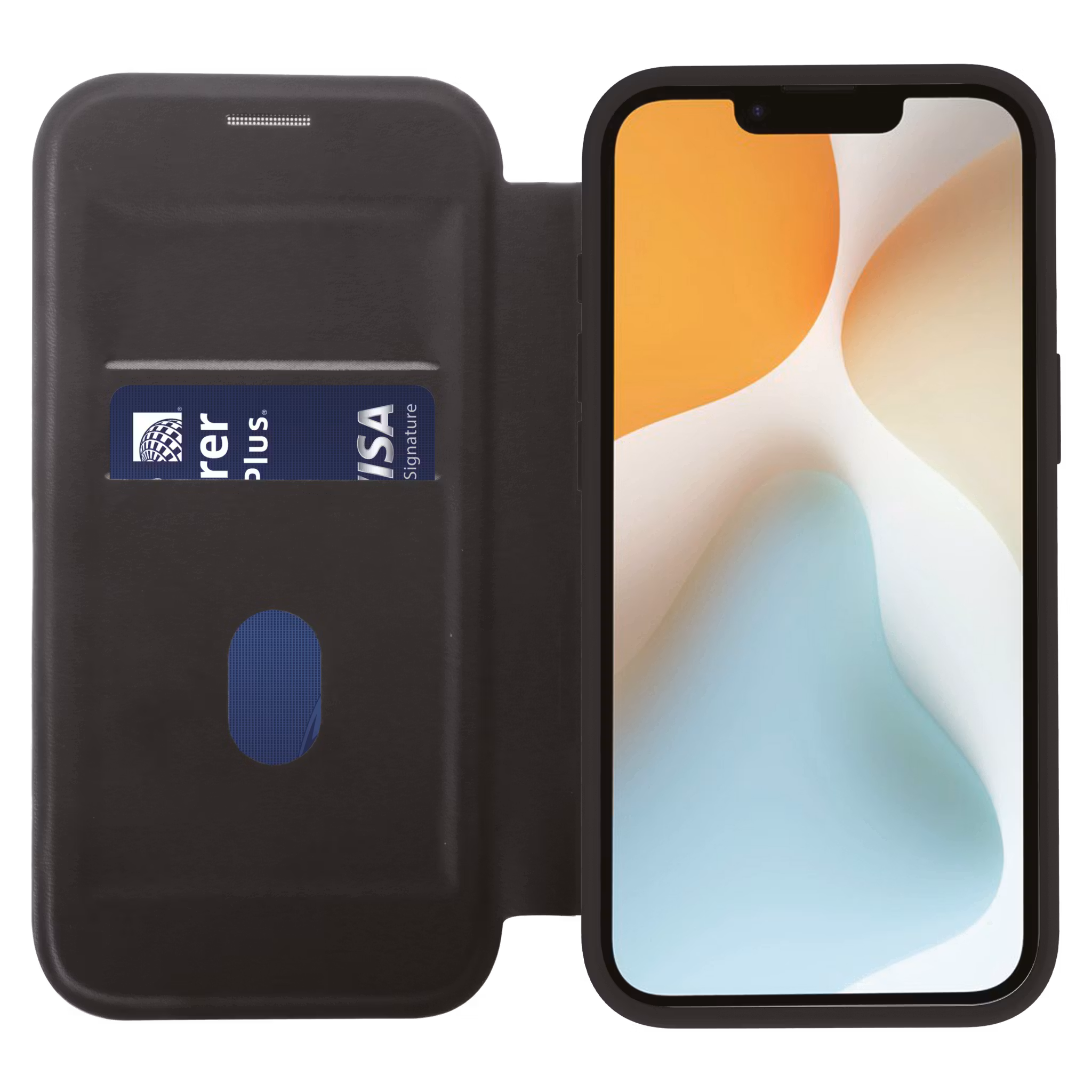 Vivanco Mag Wallet Plånboksfodral Apple iPhone 16e Svart