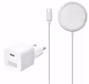 Vivanco Snabb 1xUSB-C PD 20W MagSafe Hemladdare KIT Vit