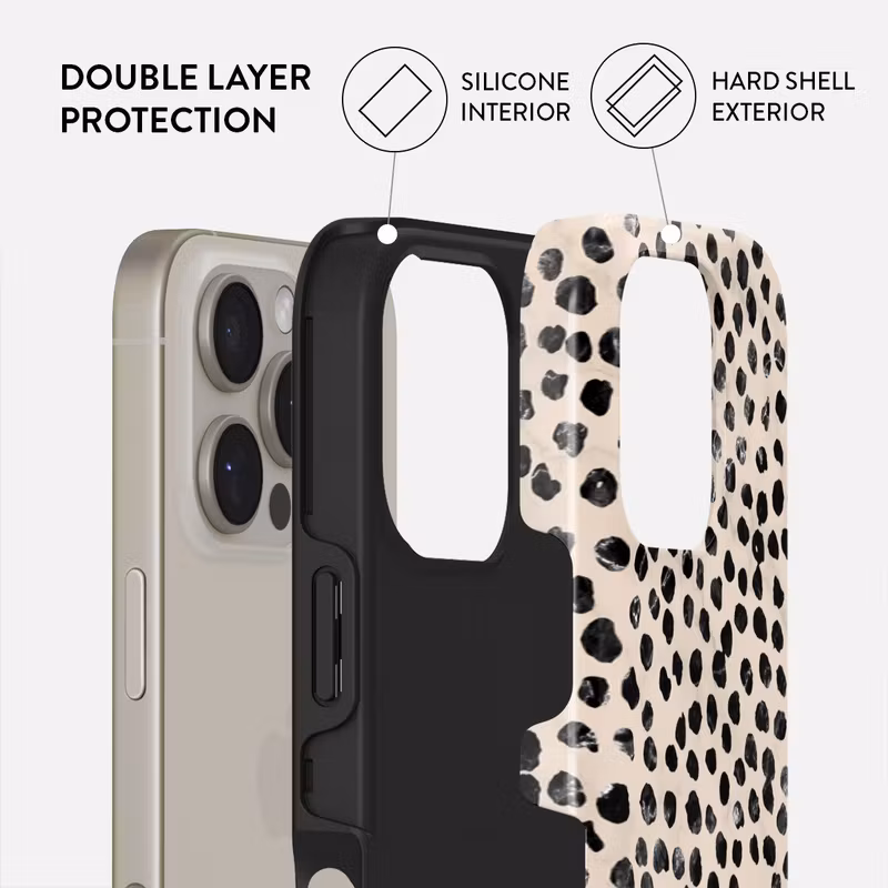 Burga Almond Latte - Apple iPhone 15 Tough MagSafe Skyddsskal