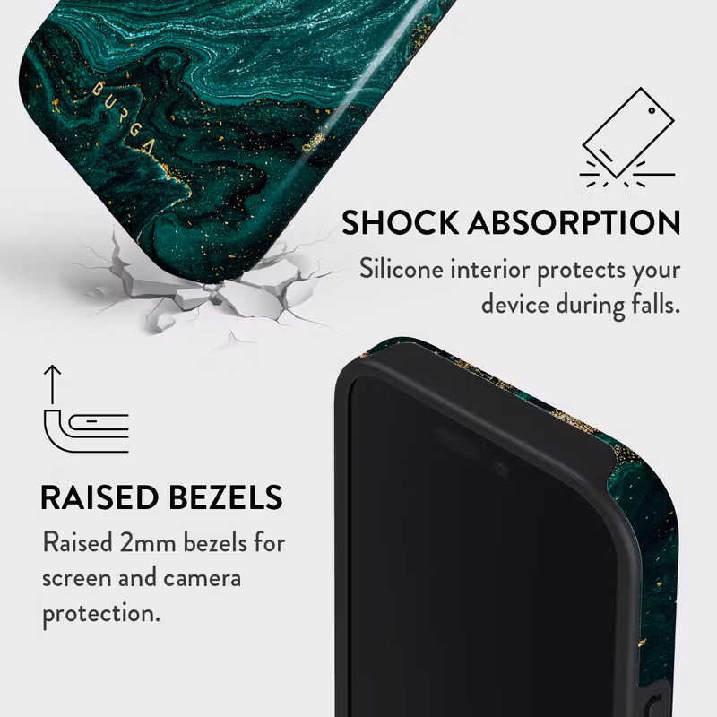 Burga Emerald Pool - Apple iPhone 15 Tough MagSafe Skyddsskal