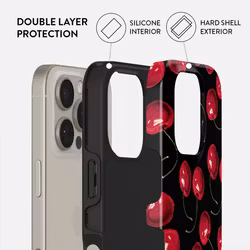 Burga Cherrybomb - Apple iPhone 15 Tough Skyddsskal