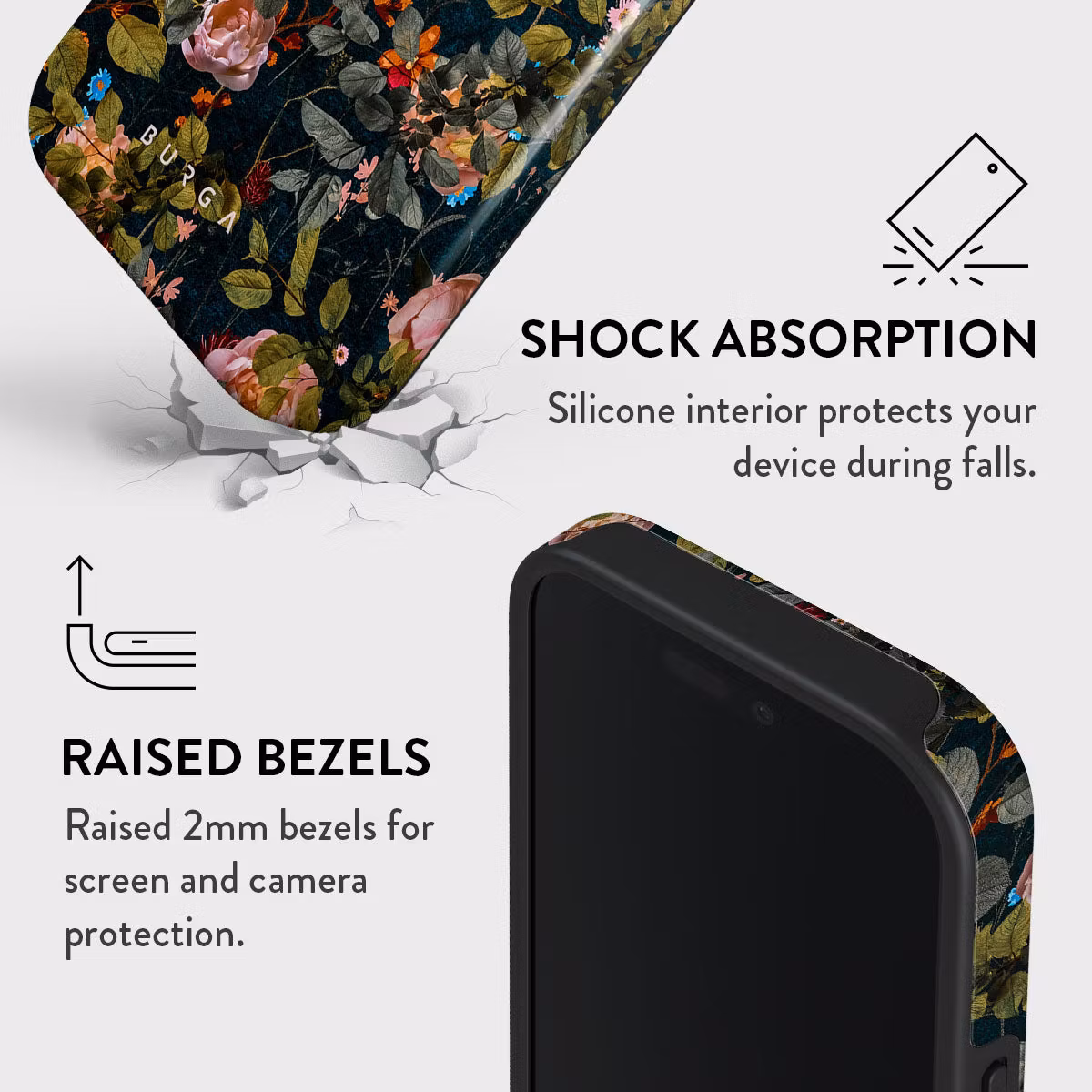 Burga BFF - Apple iPhone 15 Tough MagSafe Skyddsskal