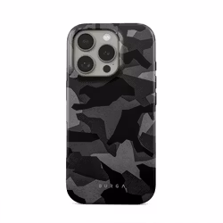Burga Night Black Camo - Apple iPhone 16 Tough Skyddsskal
