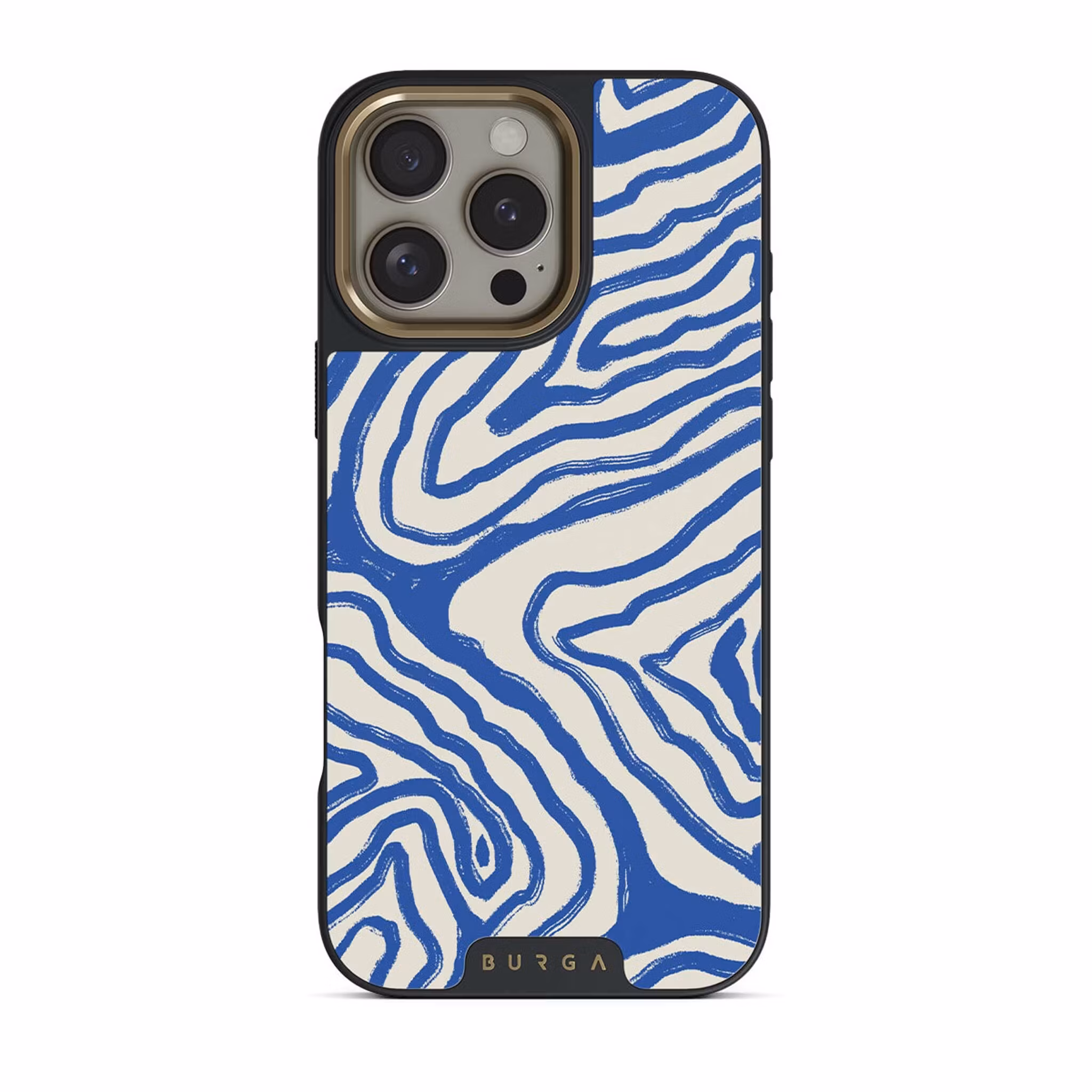 Burga Seven Seas - Apple iPhone 16 Pro Max Skyddsskal Elite Magsafe Svart/Guld