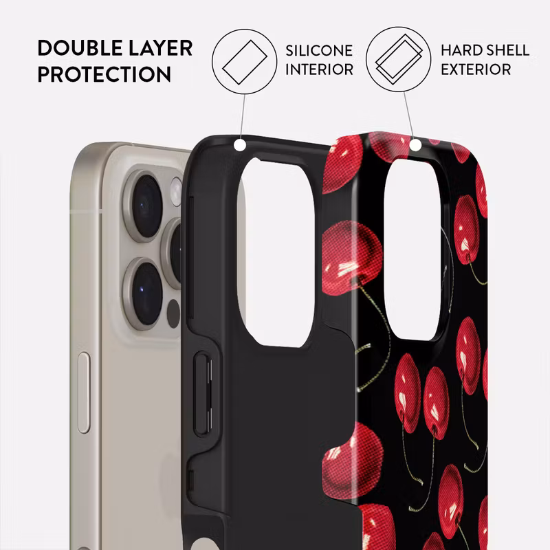 Burga Cherrybomb - Apple iPhone 16 Pro Tough MagSafe Skyddsskal