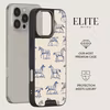 Burga Derby Race - Apple iPhone 16 Pro Max Skyddsskal Elite Magsafe Svart/Guld