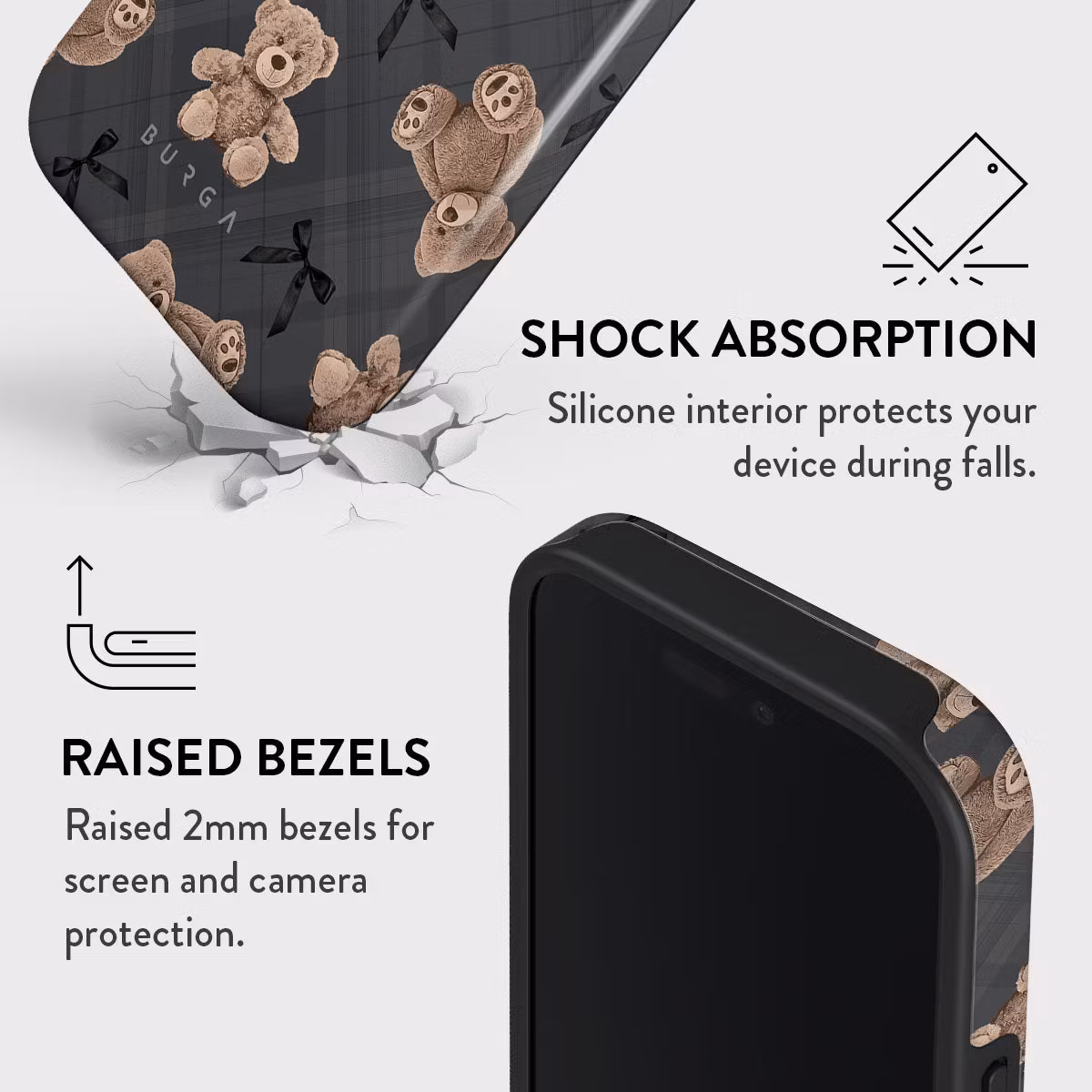 Burga BFF - Apple iPhone 16 Tough MagSafe Skyddsskal