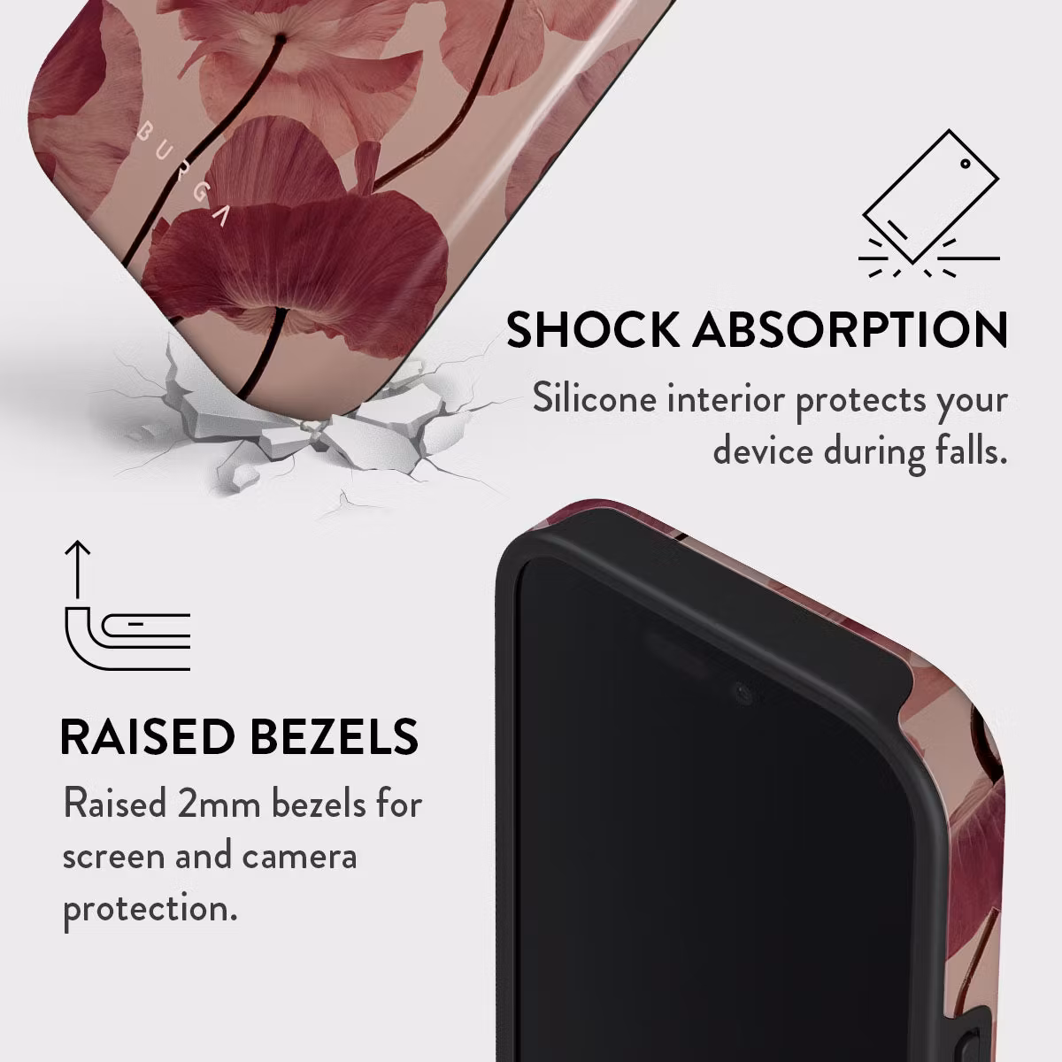 Burga Tender Kiss - Apple iPhone 16 Tough MagSafe Skyddsskal