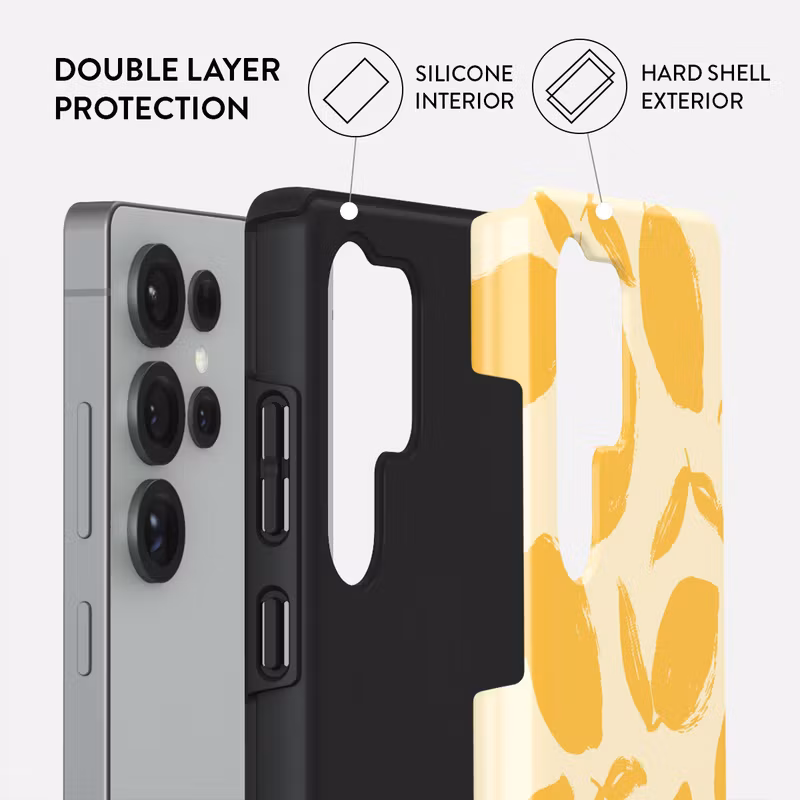 Burga Lemon Tart - Samsung Galaxy S25 Tough Skyddsskal