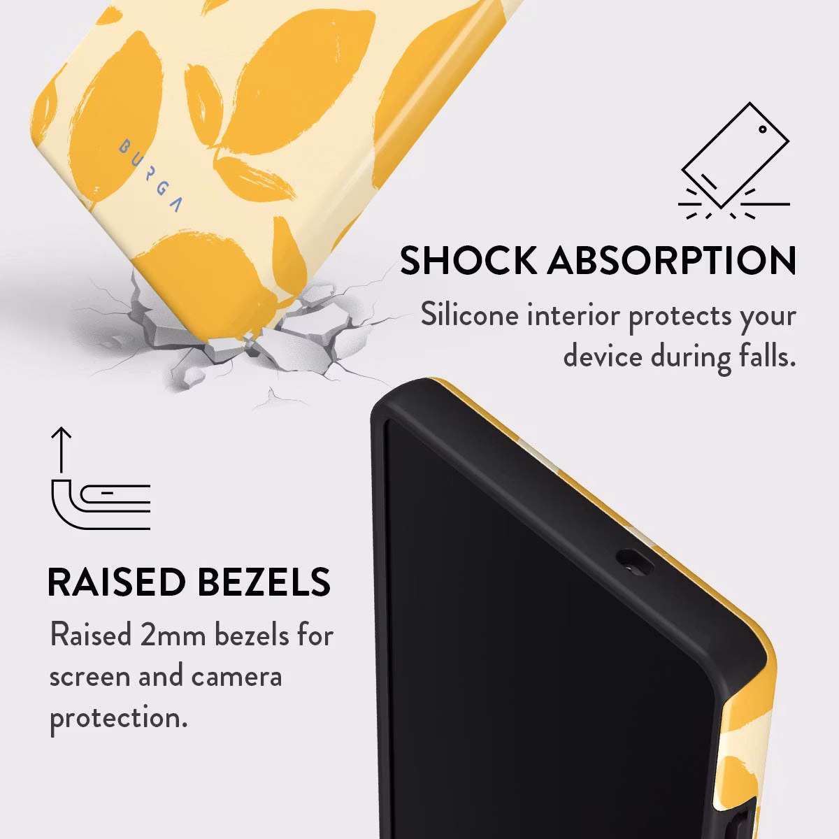 Burga Lemon Tart - Samsung Galaxy S25 Tough Skyddsskal