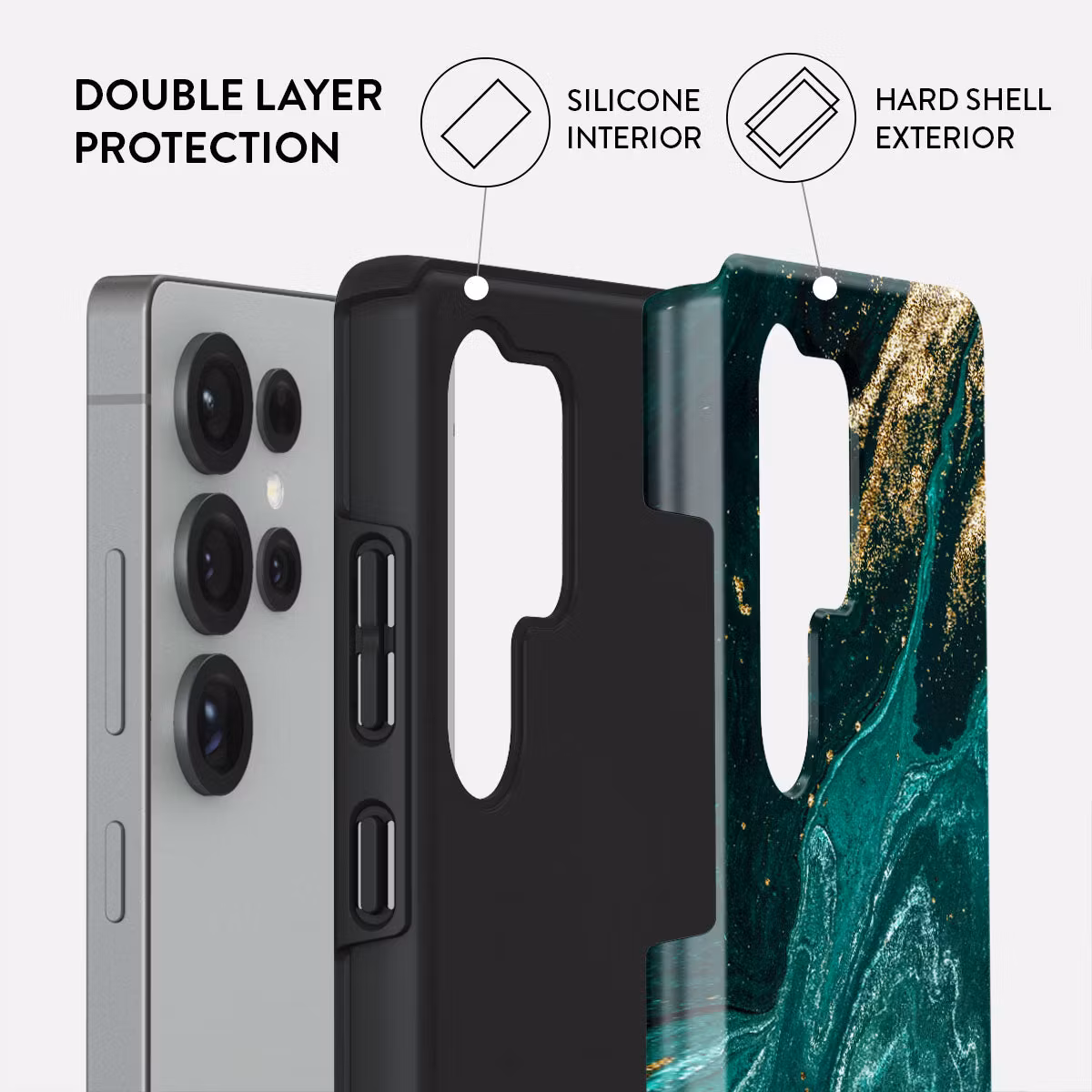 Burga Emerald Pool - Samsung Galaxy S25 Tough Skyddsskal