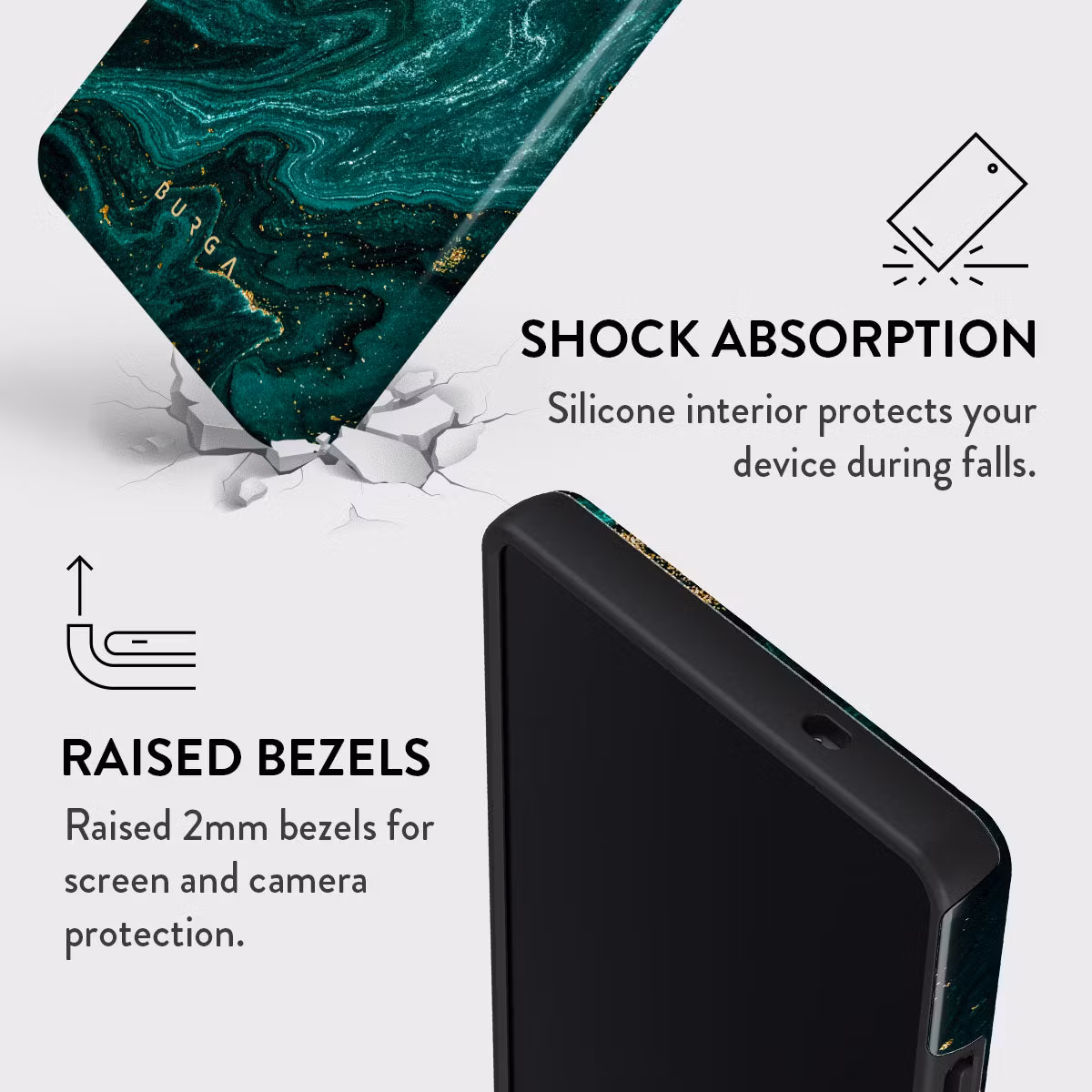 Burga Emerald Pool - Samsung Galaxy S25 Tough Skyddsskal