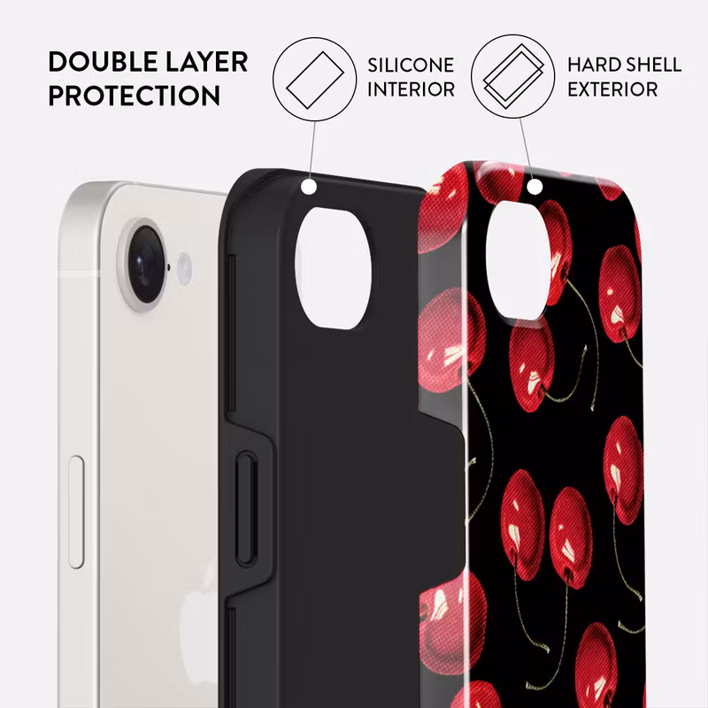 Burga Cherrybomb - Apple iPhone 16e Tough Skyddsskal