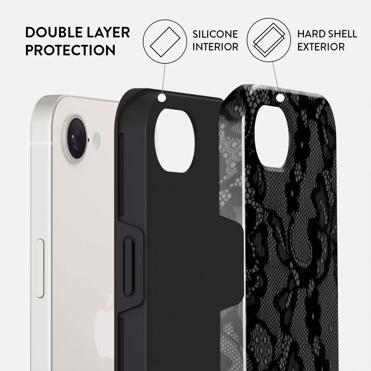 Burga Magnetic - Apple iPhone 16e Tough Skyddsskal