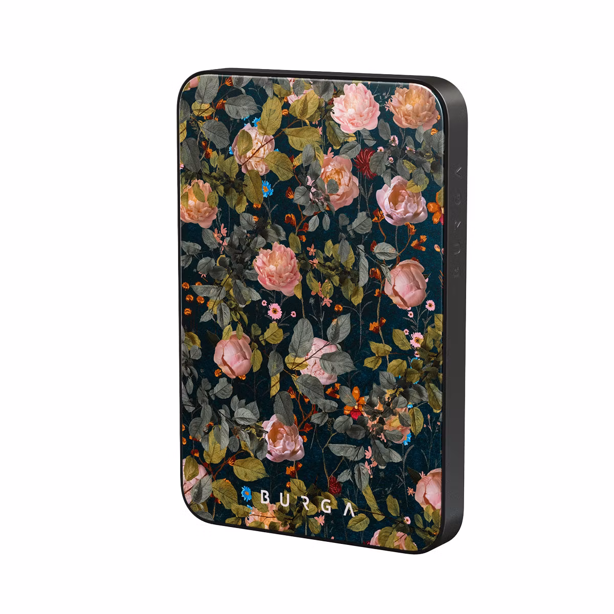 Burga Bloomy Garden - MagSafe Power Bank 5000 mAh Metallgrå