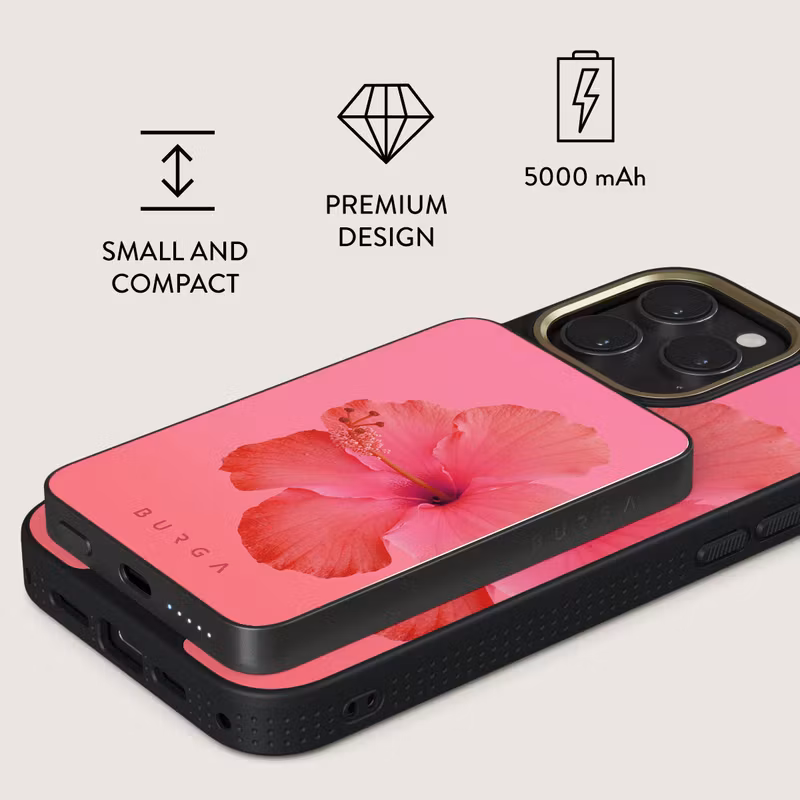 Burga Island Girl - MagSafe Power Bank 5000 mAh Guld