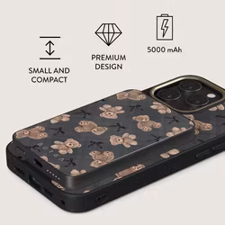 Burga BFF - MagSafe Power Bank 5000 mAh Metallgrå