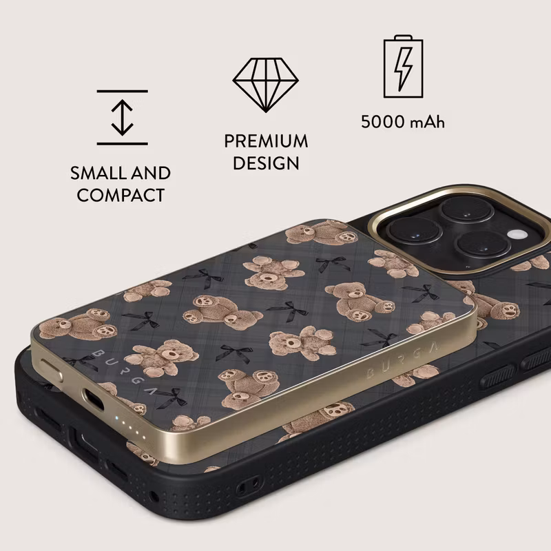 Burga BFF - MagSafe Power Bank 5000 mAh Guld