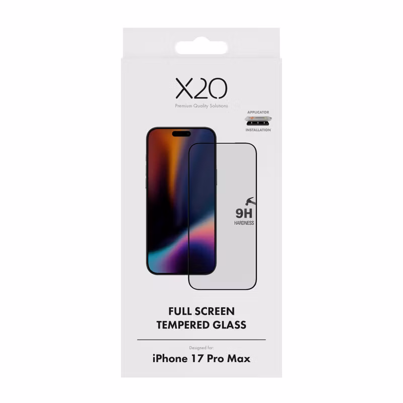 X2O Full Screen Skyddsglas Apple iPhone 17 Pro Max