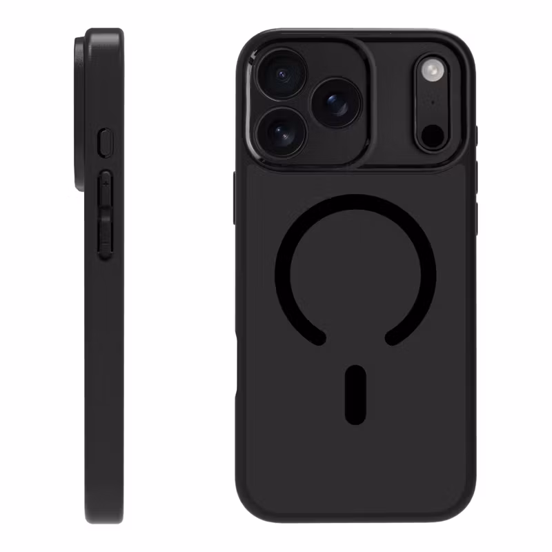 X2O Mag Frosted Skal Apple iPhone 17 Pro Max Semi-Klar/Svart