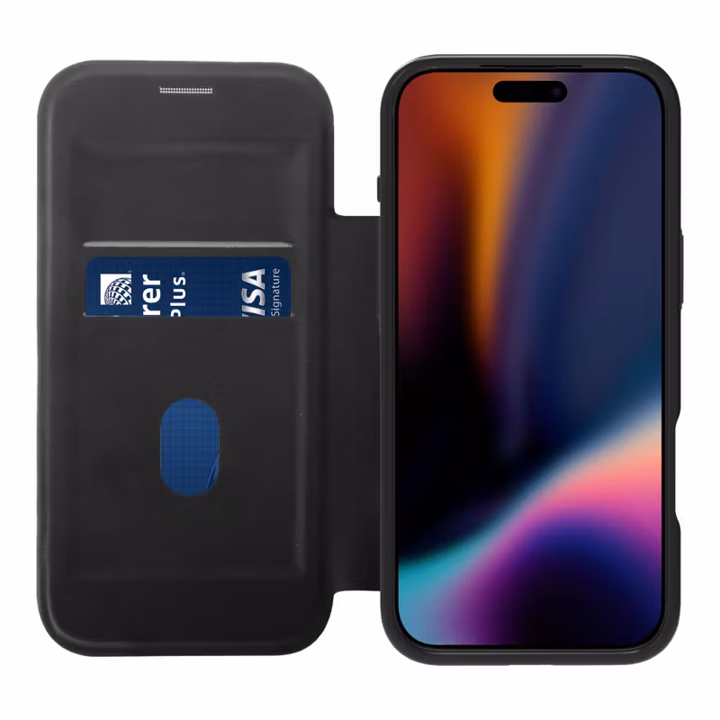 X2O Mag Wallet Plånboksfodral Apple iPhone 17 Pro Svart
