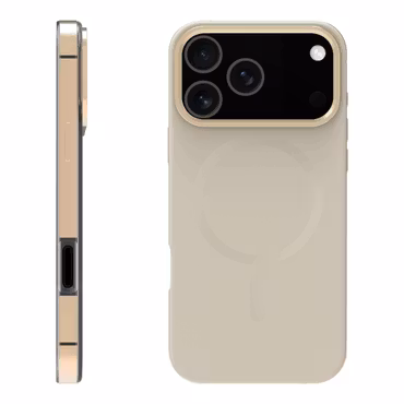 X2O Mag Metal Skal Apple iPhone 17 Pro Beige/Gold