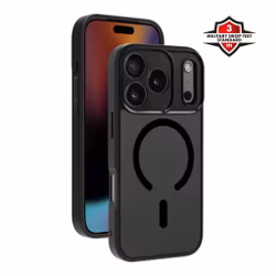 X2O Mag Frosted Skal Apple iPhone 17 Pro Semi-Klar/Svart