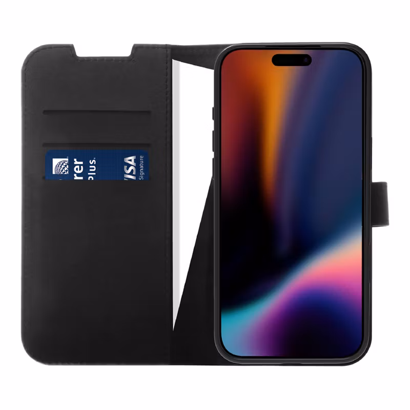 X2O Classic Wallet Plånboksfodral Apple iPhone 17 Pro Svart
