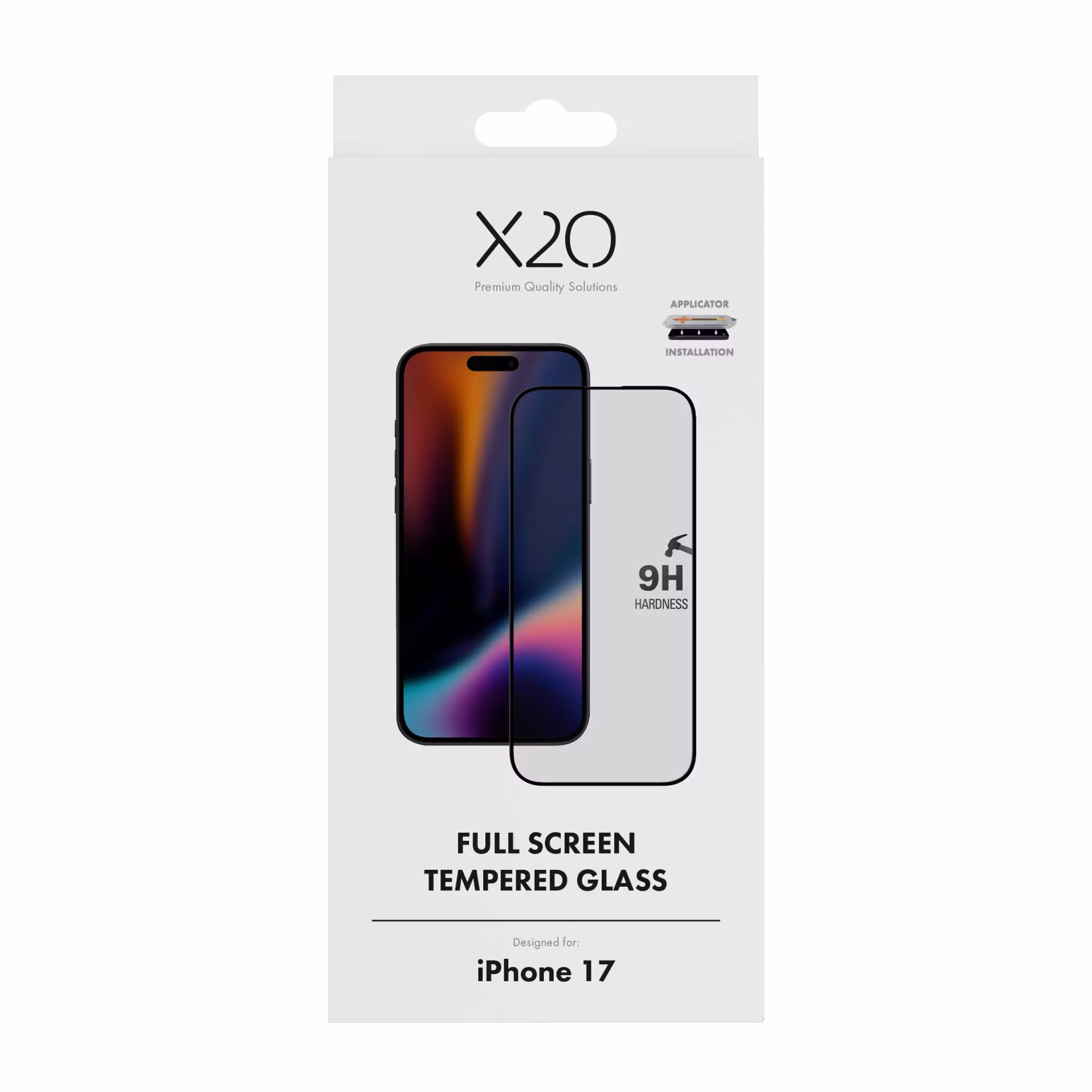 X2O Full Screen Skyddsglas Apple iPhone 17