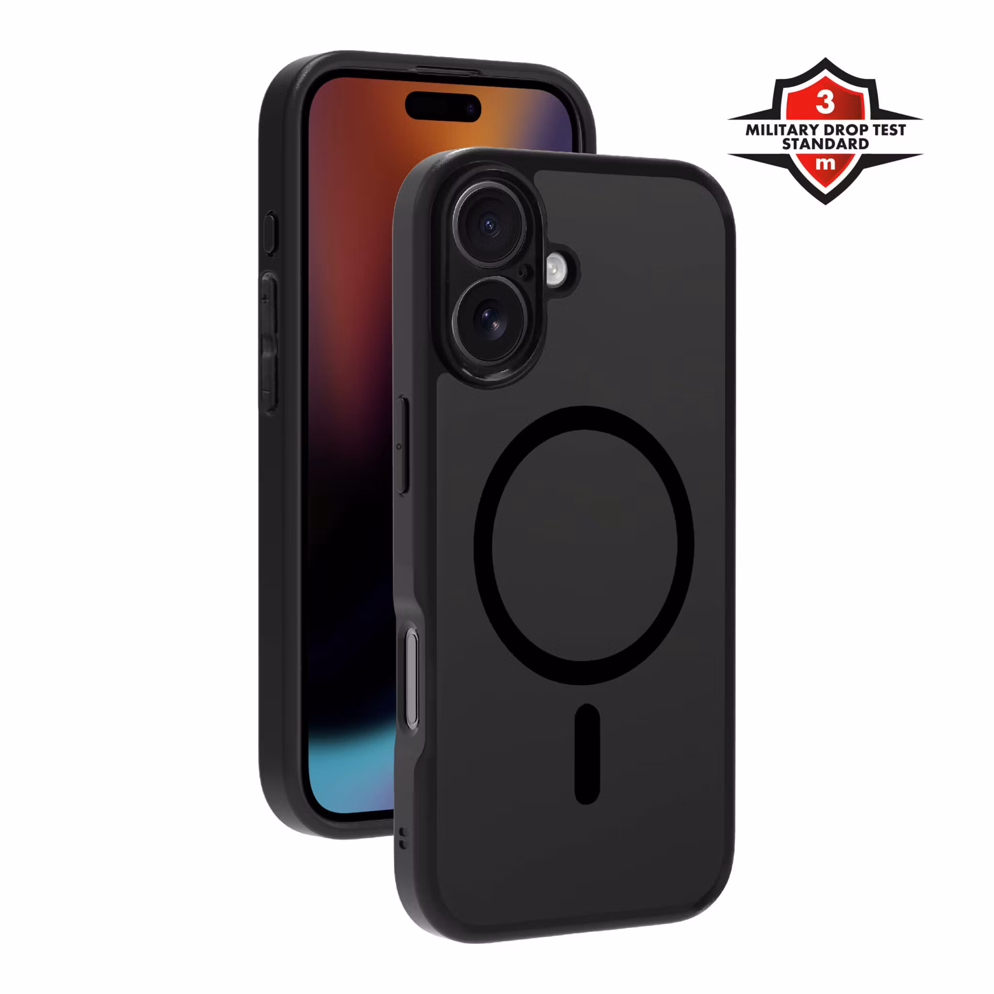 X2O Mag Frosted Skal Apple iPhone 17 Semi-Klar/Svart