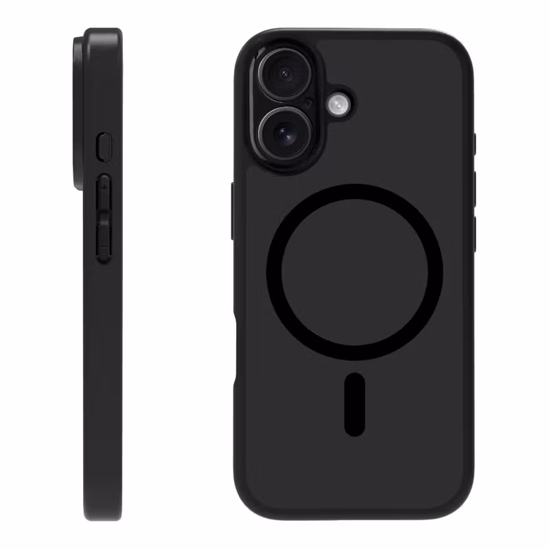X2O Mag Frosted Skal Apple iPhone 17 Semi-Klar/Svart