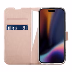 X2O Classic Wallet Plånboksfodral Apple iPhone 17 Rose Gold