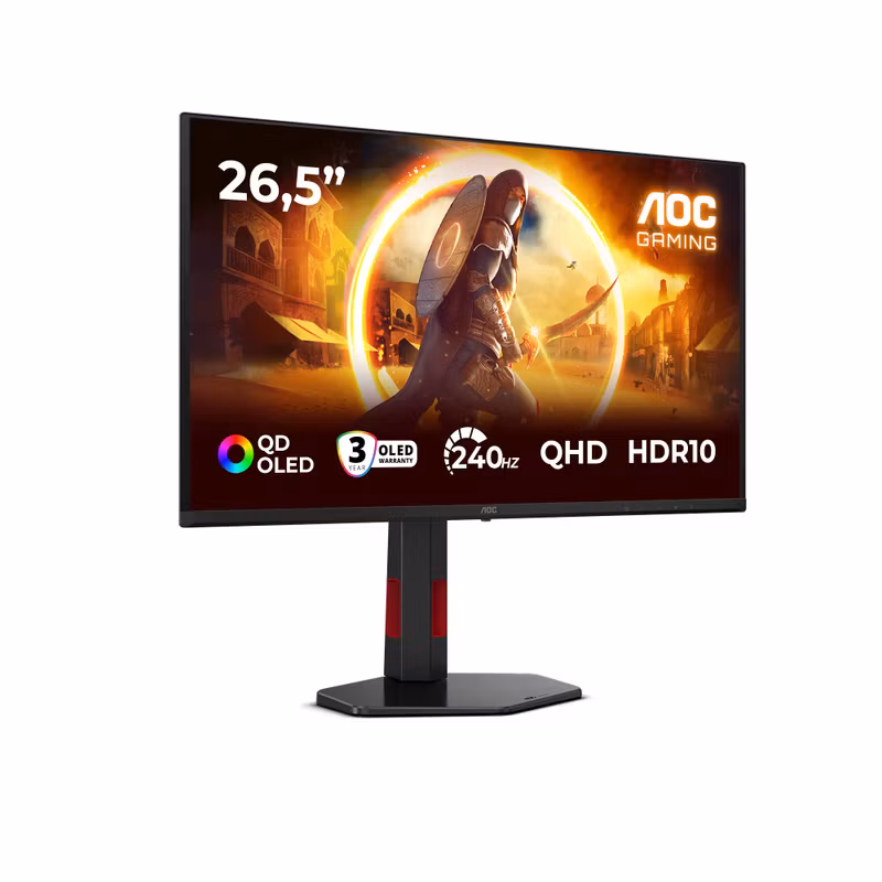 AOC G4 Q27G4ZDR 27" 2560 x 1440 pixels Quad HD QD-OLED Gamingskärm
