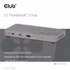 Club 3D CSV-2563 5-i-1 Thunderbolt 5 Hubb 180 W