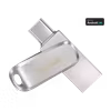 SanDisk Ultra Dual Drive Luxe SDDDC4-032G-G46 32 GB USB-C/USB-A USB-minne Silver