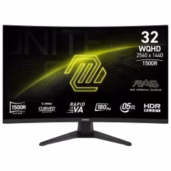 MSI MAG 321CQF E18 31.5" VA 2560 x 1440 Gamingskärm