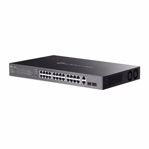 TP-Link Omada ES228GMP network switch Managed L2 Gigabit Ethernet (10/100/1000) Power over Ethernet (PoE) Black