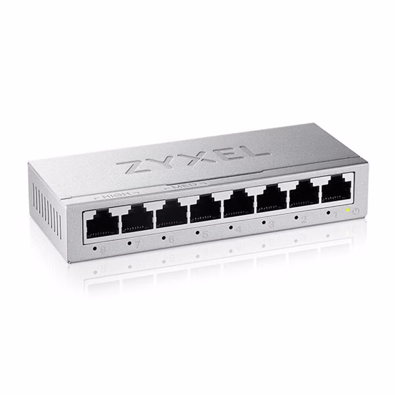 Zyxel GS-108BV5-EU0101F network switch Unmanaged L2 Gigabit Ethernet (10/100/1000)