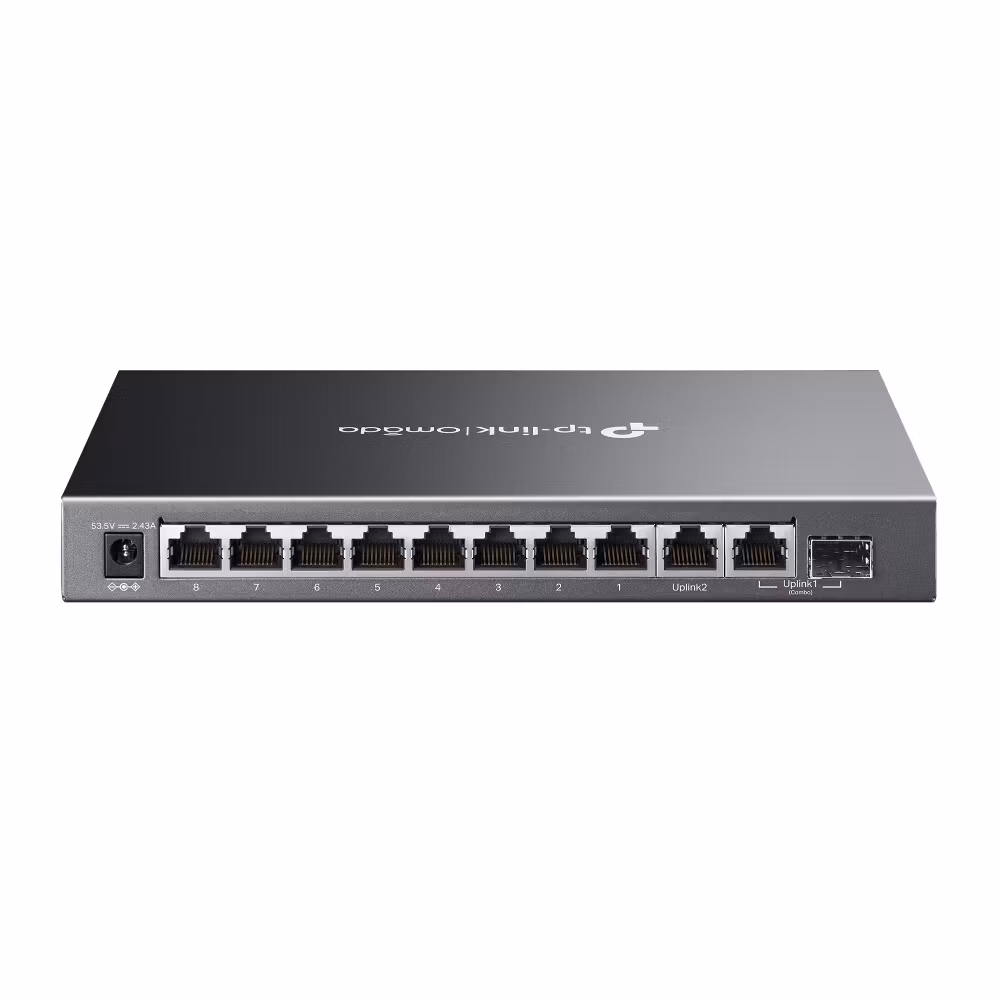 TP-Link Omada 10-Port Gigabit Easy Managed Switch with 8-Port PoE+