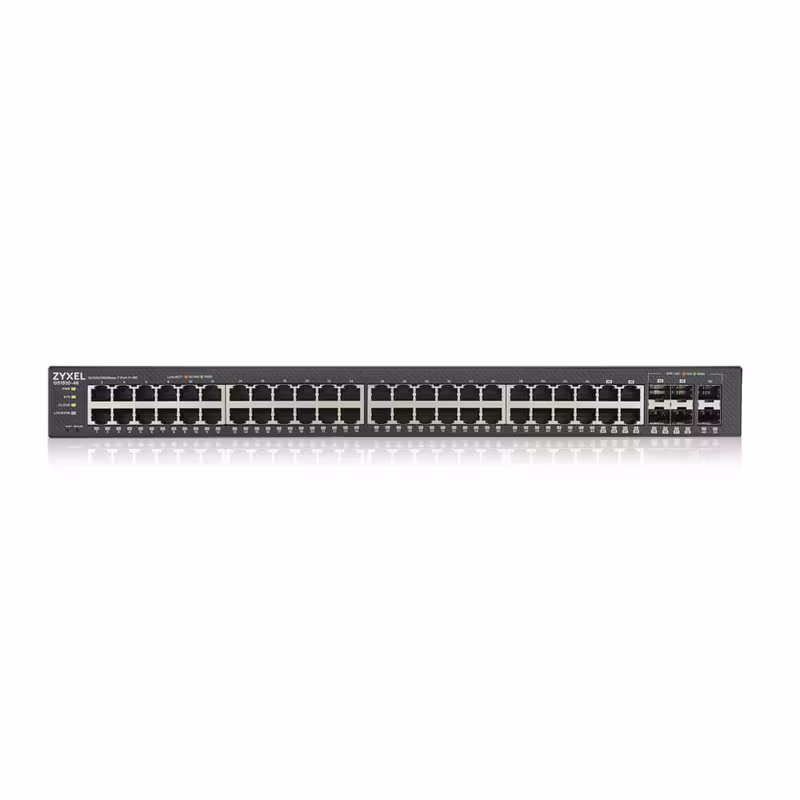 Zyxel GS1920-48V2 Managed Gigabit Ethernet (10/100/1000) Black