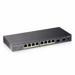 Zyxel GS1100-10HP v2 Unmanaged Gigabit Ethernet (10/100/1000) Power over Ethernet (PoE) Black