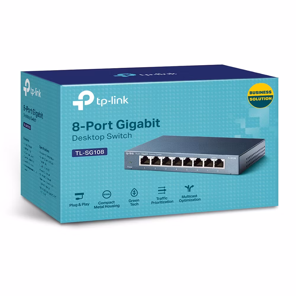 TP-Link 8-Port 10/100/1000Mbps Desktop Network Switch