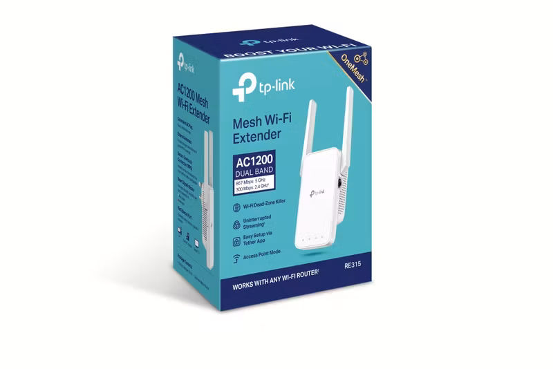TP-Link AC1200 Mesh Wi-Fi Range Extender Vit