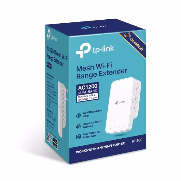 TP-Link AC1200 Mesh Wi-Fi Range Extender Vit