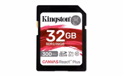 Kingston Canvas React Plus SDXC UHS-II Minneskort 32GB 300MB/s