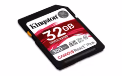 Kingston Canvas React Plus SDXC UHS-II Minneskort 32GB 300MB/s