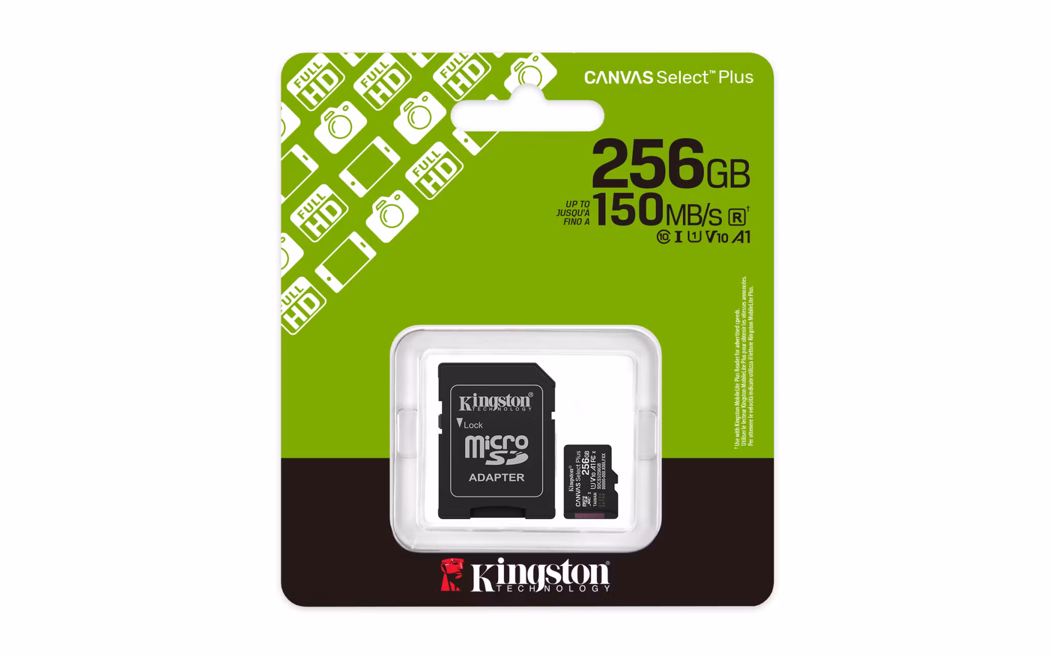 Kingston Canvas Select Plus microSDXC 256GB 150MB/s