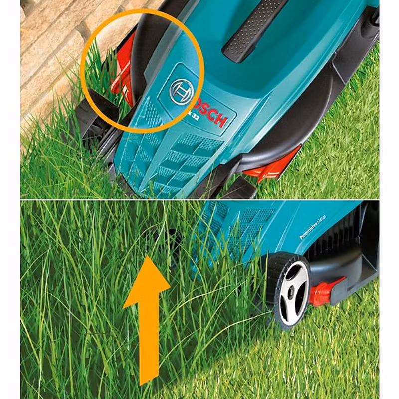 Bosch Powertools Elektrisk gräsklippare EasyRotak 32-235 (grön, 1 200 watt, klippbredd 32 cm)