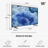 Samsung TQ55Q8FAAU 55" 4K Ultra HD QLED Quantum Dot Dual LED Smart TV