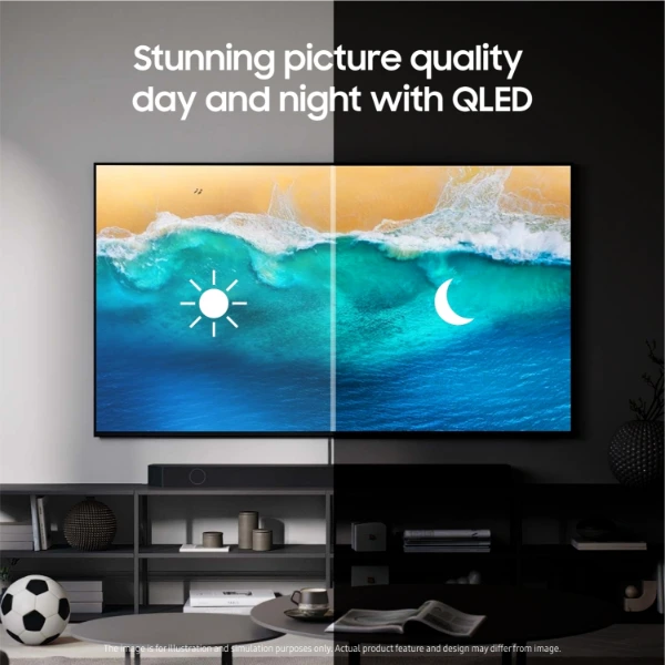 Samsung TQ55Q8FAAU 55" 4K Ultra HD QLED Quantum Dot Dual LED Smart TV
